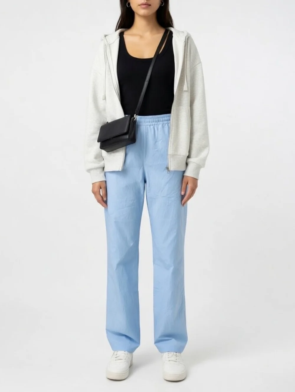 Zara Sky Blue Dress Trousers